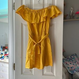 Express romper. Size xs. Yellow